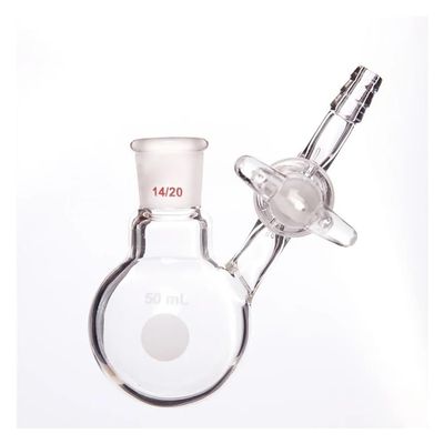 Single-Neck Reaction Flask with Glass Stopcock F53 (F534100)