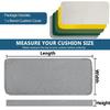 8 cm Thick Bench Seat Cushion Cover, Linen Replacement Cover, Washable Outdoor Cover (10, 40 x 40 x 8 cm/16 x 16 x 3 in) view 4