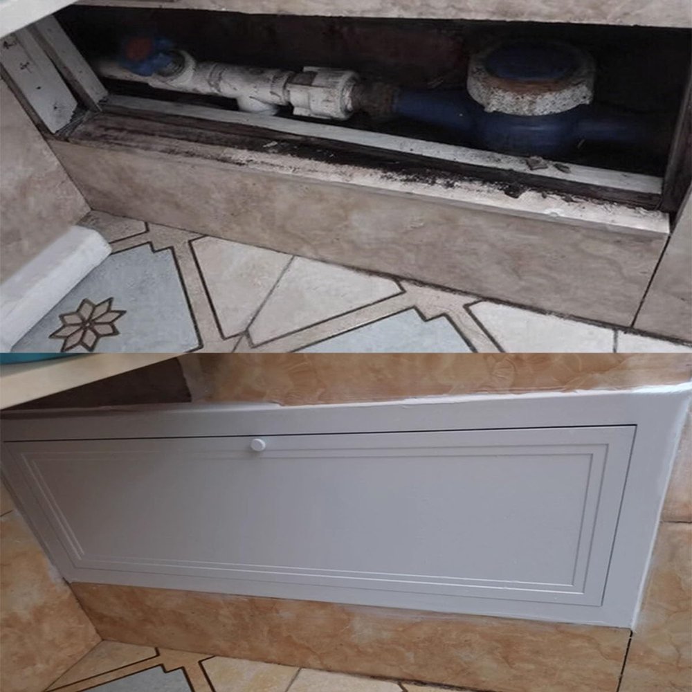 Vibeo Metal Access Panel with Handle, 14 x 26 in (35.6 x 66 cm)