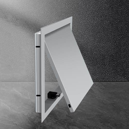 Metal Access Panel for Drywall Inspection, Black/White/Gray