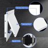 Metal Access Panel for Drywall Inspection, Black/White/Gray view 3