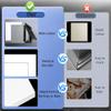 Metal Access Panel for Drywall Inspection, Black/White/Gray view 4