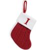 FIRSTXIU Letter Christmas Stocking for Tree, Fireplace, and Door Decor view 1