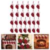 FIRSTXIU Letter Christmas Stocking for Tree, Fireplace, and Door Decor view 2