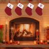 FIRSTXIU Letter Christmas Stocking for Tree, Fireplace, and Door Decor view 4