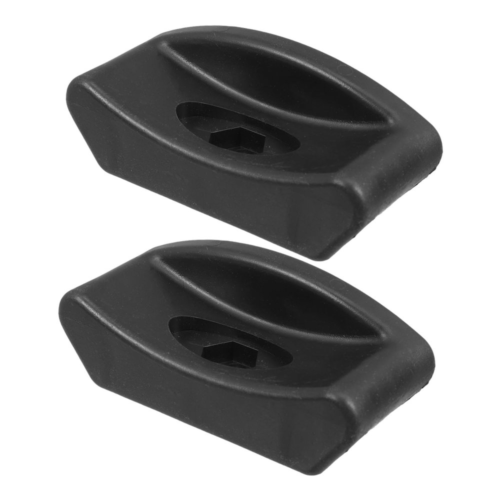 DECOMELODY 2-Piece Rubber Barbell Rack Supports