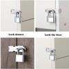 3.5-Inch 304 Stainless Steel Fixed-Eye Hasp for Doors, Cabinets and Drawers, 2-Pack (1 pc) view 3