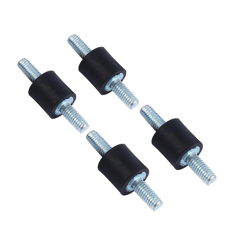 RhineCart Basics M4 Rubber Vibration Isolator Mounts for Compressors, Engines, and Water Pumps