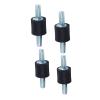 RhineCart Basics M4 Rubber Vibration Isolator Mounts for Compressors, Engines, and Water Pumps view 3