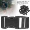 Segrehy 40-Pack Side-Release Buckles, Black Plastic, 4.6 x 2.2 cm view 3