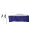Segrehy Table Tennis Net, Pong Net Replacement with Iron Frame for Office and Home, Blue, Polyester, 180 cm Long, 15 cm High, Portable view 1