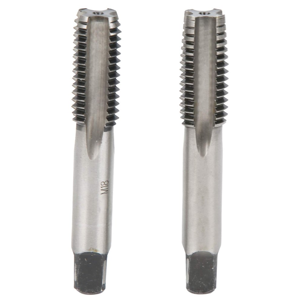 CHICIRIS M18 Carbon Steel Hand Tap Set, First and Second Taps