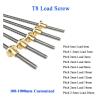 1 pc. T8 Lead Screw with Spring-Loaded Anti-Backlash Nut, 2 mm Lead, 200 mm view 4