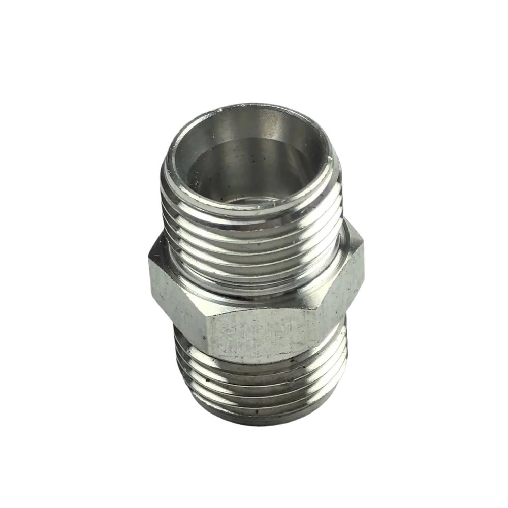 1pc Straight Reducer M8x1 Metric Male 304 Stainless Steel Hex Pipe Fitting