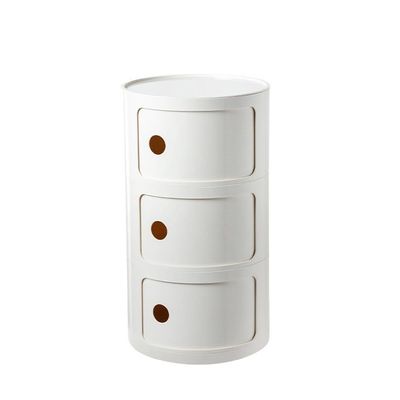 Round Storage Box for Office, Large Capacity, Multifunctional Bathroom/Bedroom/Living Room Drawer (2.58 cm High) – Stylish and Practical Storage Solution