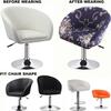 Premium Stretch Chair Covers with Armrests, Removable & Washable — Universal Faux Leather Set (4/2/1 Pieces, A4, 4-Pack) view 4