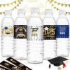 LAIOUSN 15-Piece Graduation Bottle Stickers, Waterproof Party Decorations view 2
