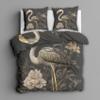 zcwl Vintage Flamingo Duvet Cover Set, 200 x 200 cm, 3-Piece view 2