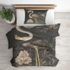 zcwl Vintage Flamingo Duvet Cover Set, 200 x 200 cm, 3-Piece view 3