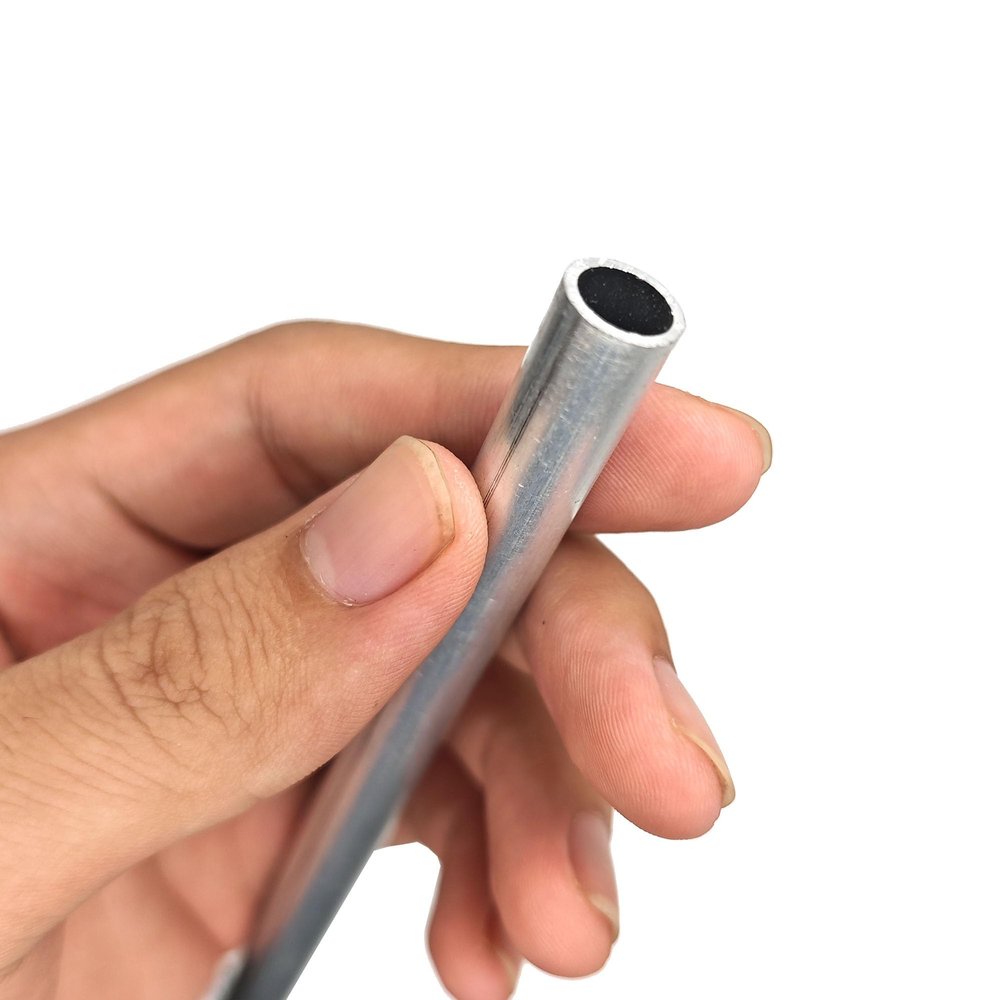 WUDOLI Straight Tube Support, 6063 Aluminum Alloy, for Tent Floors and Clothes Racks, 200 mm, OD 9 x ID 7 mm