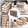 Refrigerator Egg Holder, 4-Tier Automatic-Rotation Egg Box view 4