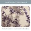 Vintage Blackout Curtains, Purple Leaf Design, 137 x 117 cm, Set of 2 view 4