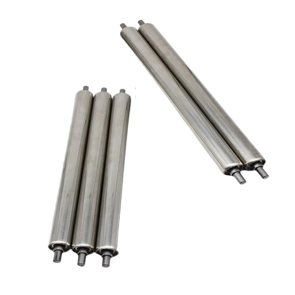 Heavy-Duty Galvanized Conveyor Rollers, Non-Powered Steel Rollers for Warehouses and Assembly Lines (12 x 50 x 600 x 650 mm)