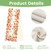 WADORN Poppy and Butterfly Table Runner, 183 x 33 cm view 3