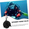 Gatuida Swimming Snorkel, 1-Piece Foldable Silicone, Black view 4