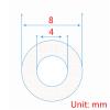 Silicone Hose, 150 mm OD, 1 m Long, Clear view 2