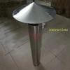 Stainless Steel Chimney Cap with Anti-Downdraft Bird Guard, Rain and Snow Cover view 2