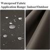Waterproof Outdoor Bench Cushion, Dark Gray, 100 x 40 x 3 cm view 2