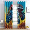 QEODAH Monster Truck Blackout Curtains for Boys, 2-Piece Set, 102 x 55 in view 2