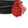 CEE 16 A Heavy-Duty Extension Cable H07RN-F 5 x 2.5 mm², 25 m, IP44 view 3