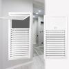 Minglez Louvered Access Panel for Drywall, Ventilated White Inspection Hatch with Handle, 60 x 90, 60 x 60, 60 x 75, 50 x 50 cm (28 x 20 in/70 x 50 cm) view 1