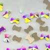 500 Crystal AB Glass Rhinestones, Flat-Back, 6 x 7 mm, SAB41 view 3