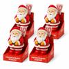 MIJOMA Set of 4 Santa Claus Money Gift Holders, Hand-Painted Mini Savings Banks, 6.5 cm view 1