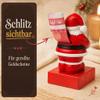 MIJOMA Set of 4 Santa Claus Money Gift Holders, Hand-Painted Mini Savings Banks, 6.5 cm view 4