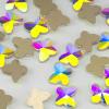 100/500/1440-Piece Glass Crystal Rhinestones, Crystal AB, Flat-Back, 8 x 6 mm, SAB21, 500 view 4