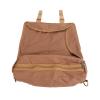 Bartender Tool Bag, Waterproof Canvas Roll-Up Bag with Multiple Compartments and Shoulder Strap, Brown view 3