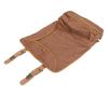 Bartender Tool Bag, Waterproof Canvas Roll-Up Bag with Multiple Compartments and Shoulder Strap, Brown view 4