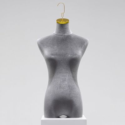 Hanging Mannequin Torso with Velour Cover