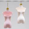 Hanging Mannequin Torso with Velour Cover view 2