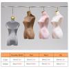 Hanging Mannequin Torso with Velour Cover view 3