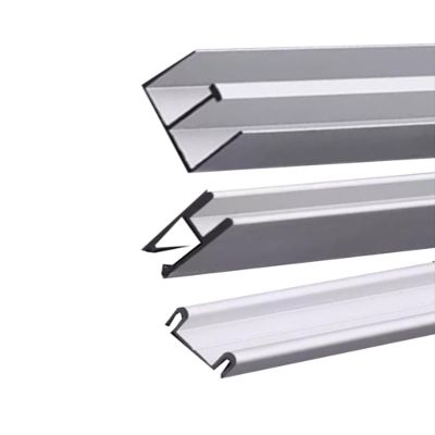 Sliding Door Track Set, Aluminum Track for Display Cabinets, Bookcases, and Wardrobes