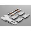 Sliding Door Track Set, Aluminum Track for Display Cabinets, Bookcases, and Wardrobes view 2