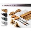 Sliding Door Track Set, Aluminum Track for Display Cabinets, Bookcases, and Wardrobes view 4