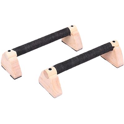 Wooden Push-Up Bars for Floor Training and Calisthenics