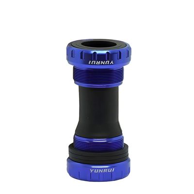 kefeimumu Bicycle Bottom Bracket, 68/73 mm, BSA Thread, for Mountain and Road Bikes, Blue