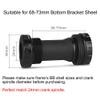 kefeimumu Bicycle Bottom Bracket, 68/73 mm, BSA Thread, for Mountain and Road Bikes, Blue view 4